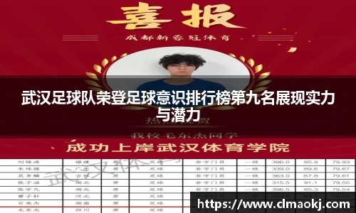 武汉足球队荣登足球意识排行榜第九名展现实力与潜力